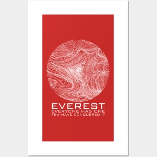 Mt Everest Posters and Art